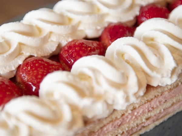 Aardbeienschnitte